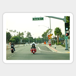 Santa Roaming LA Streets Sticker